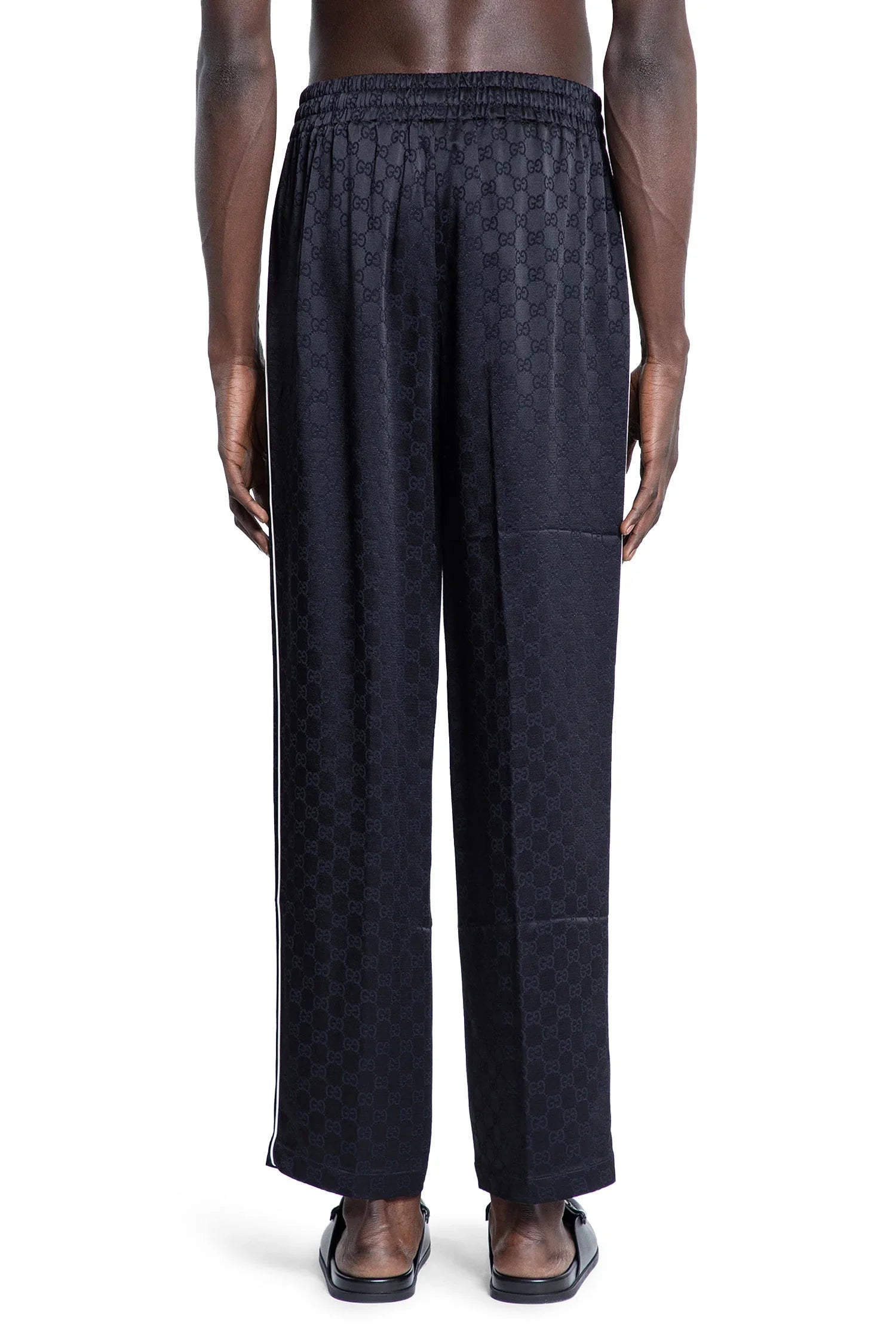 GG Satin Jogging Pants - Antonioli.eu