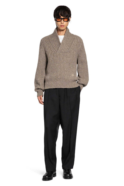 Shawl Collar Wool Sweater - Antonioli.eu
