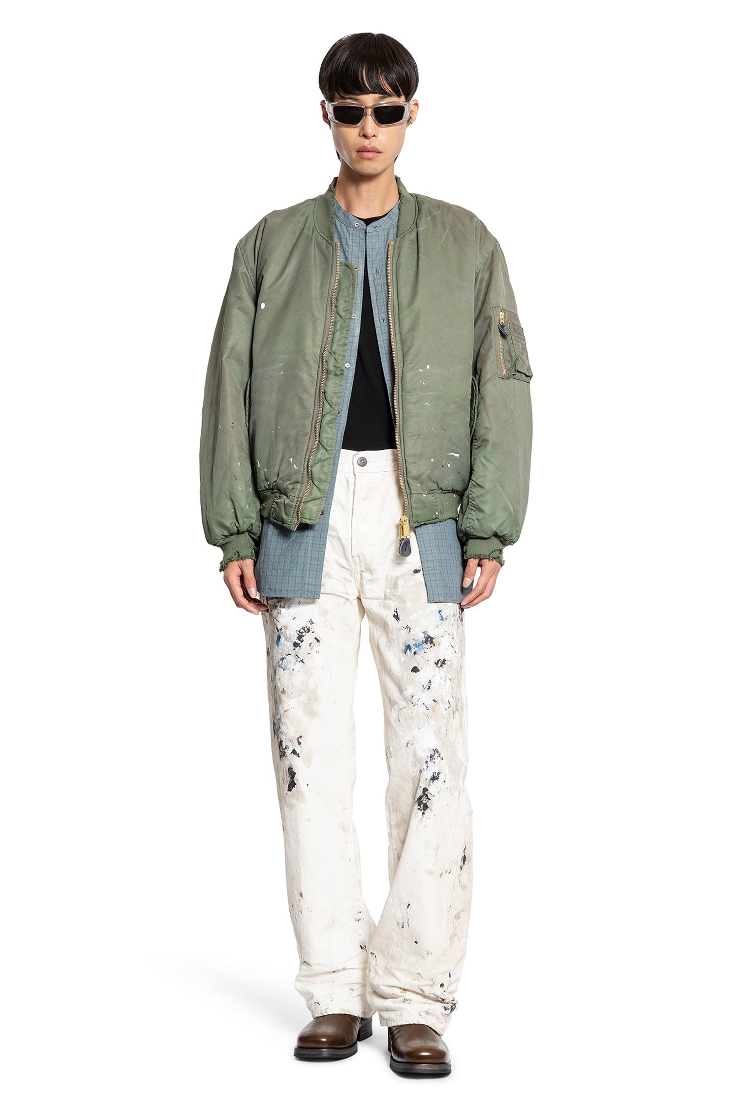 Kaiga Washed Nylon Bomber - Antonioli.eu