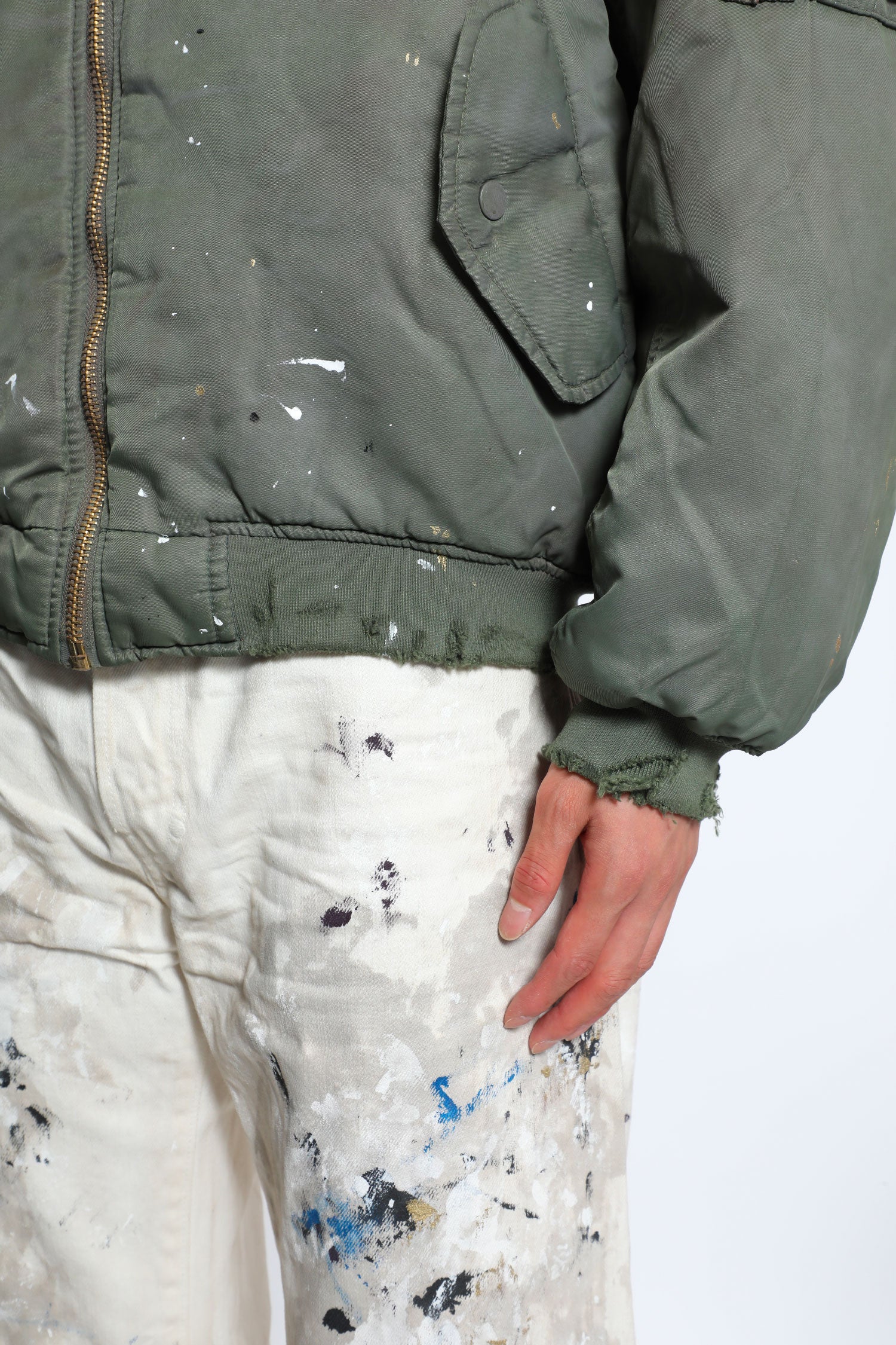 Kaiga Washed Nylon Bomber - Antonioli.eu