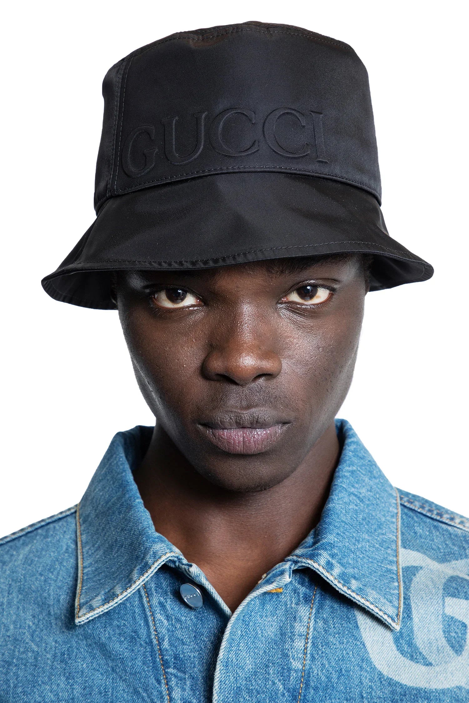 Logo nylon bucket hat - Antonioli.eu
