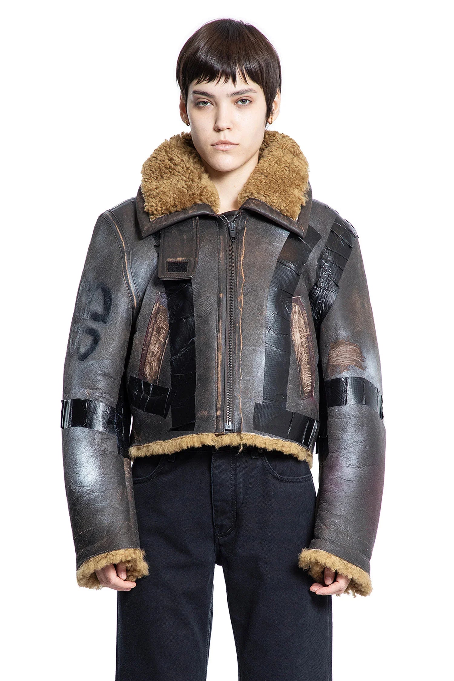 BB Sprayed Aviator jacket - Antonioli.eu