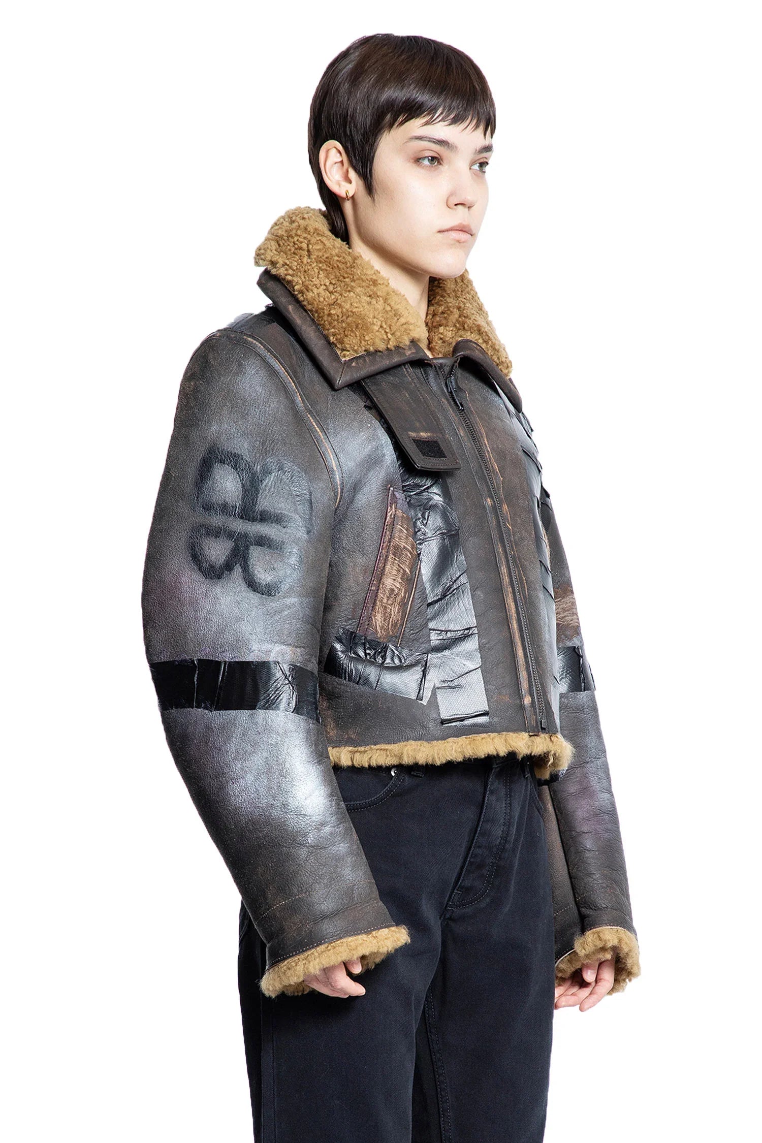 BB Sprayed Aviator jacket - Antonioli.eu