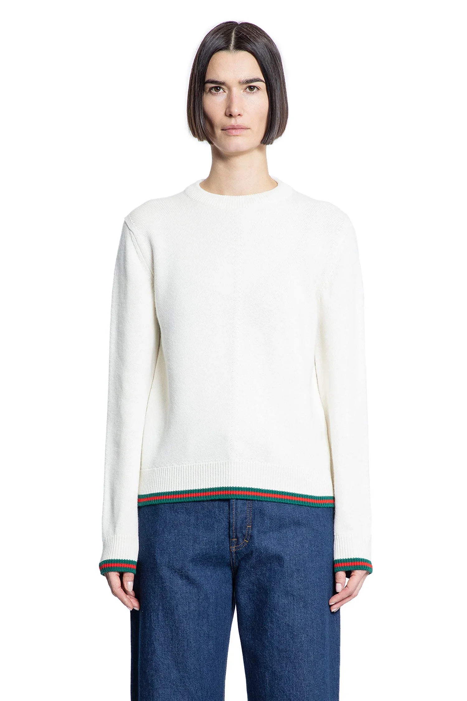 Wool Cashmere Web Sweater - Antonioli.eu