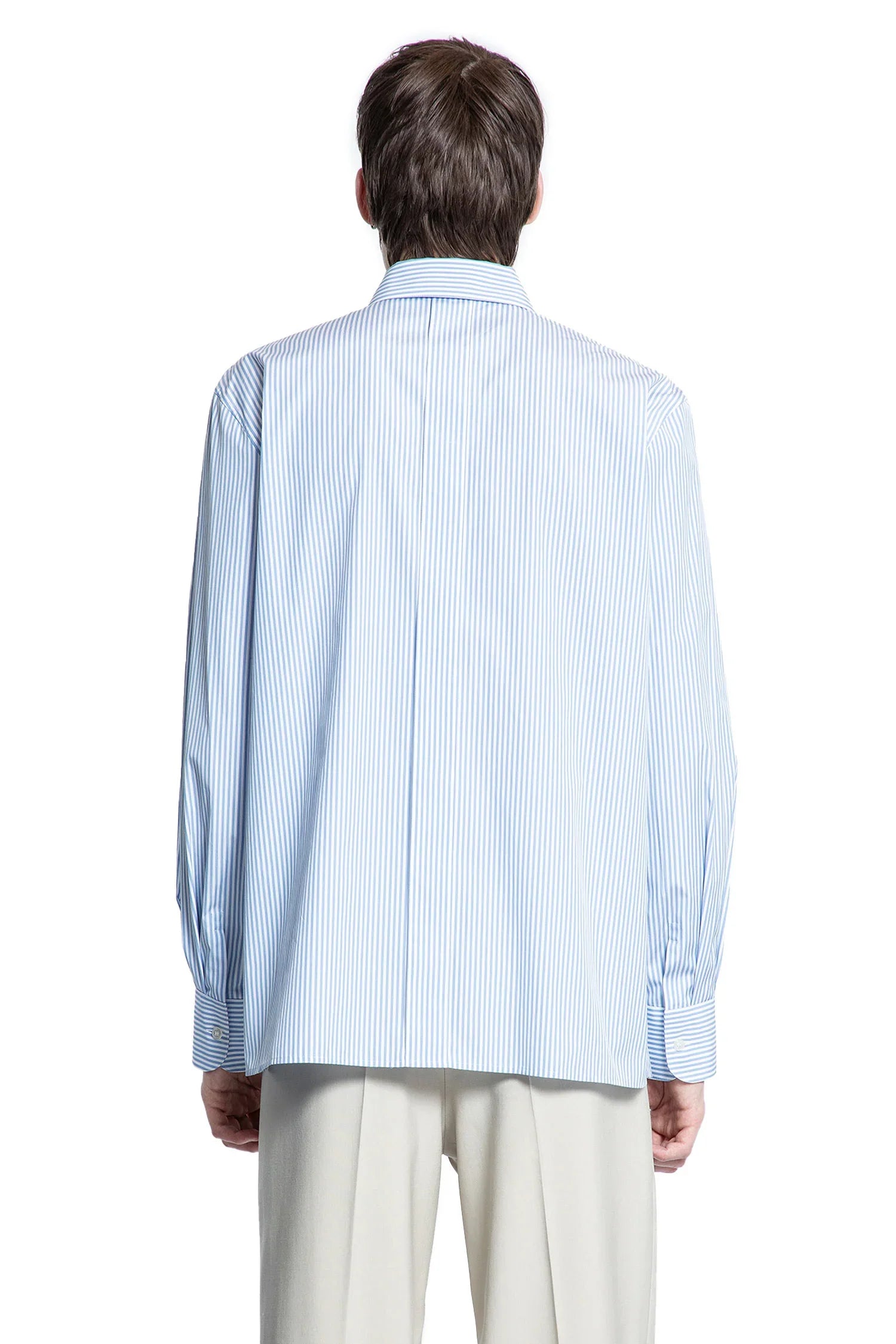Oxford Stripe Cotton Shirt - Antonioli.eu