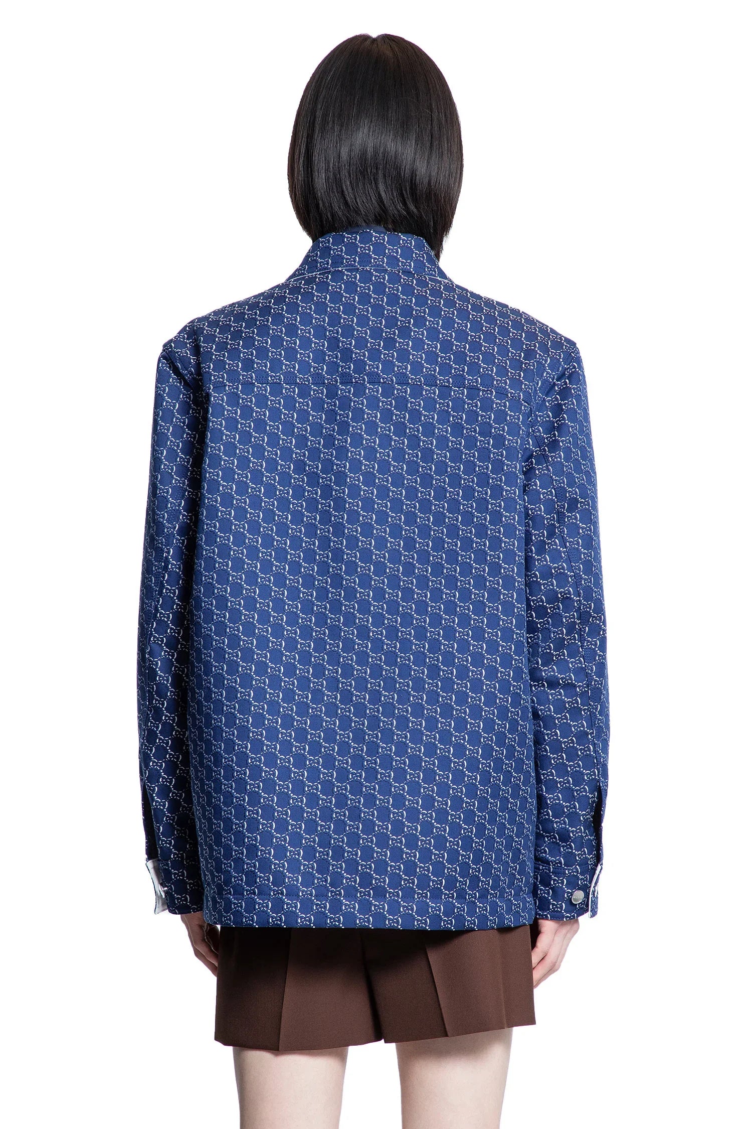 Cotton GG Jacquard Jacket - Antonioli.eu