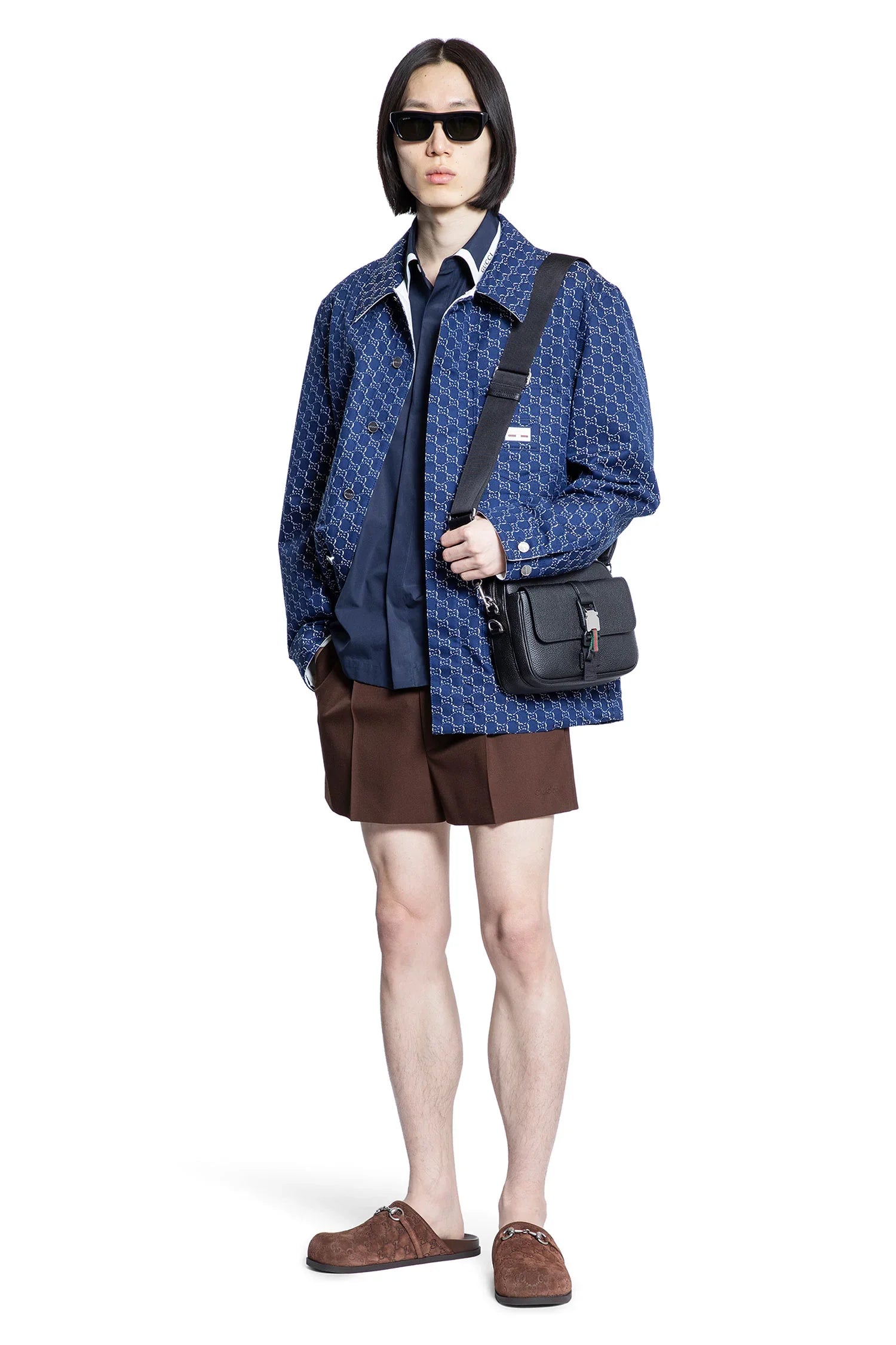Cotton GG Jacquard Jacket - Antonioli.eu