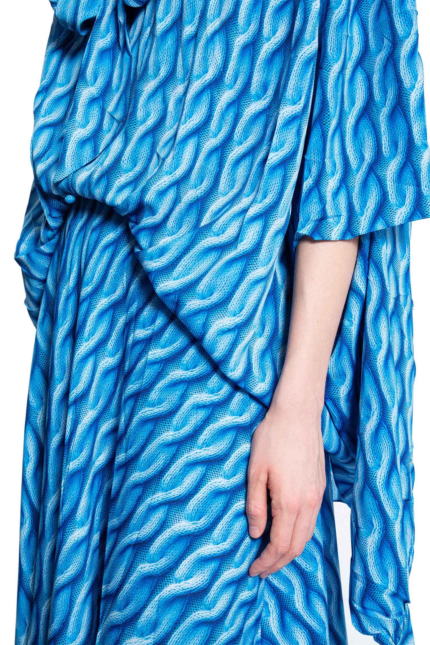 Printed Double Sleeve Dress - Antonioli.eu