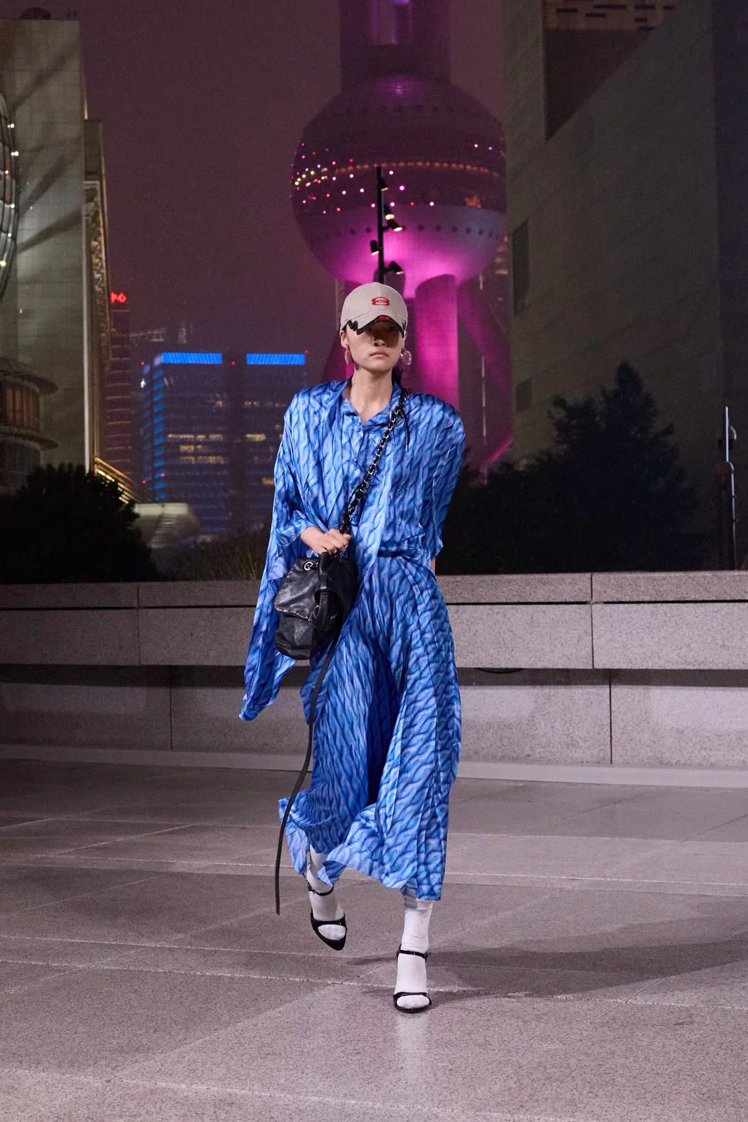 Printed Double Sleeve Dress - Antonioli.eu