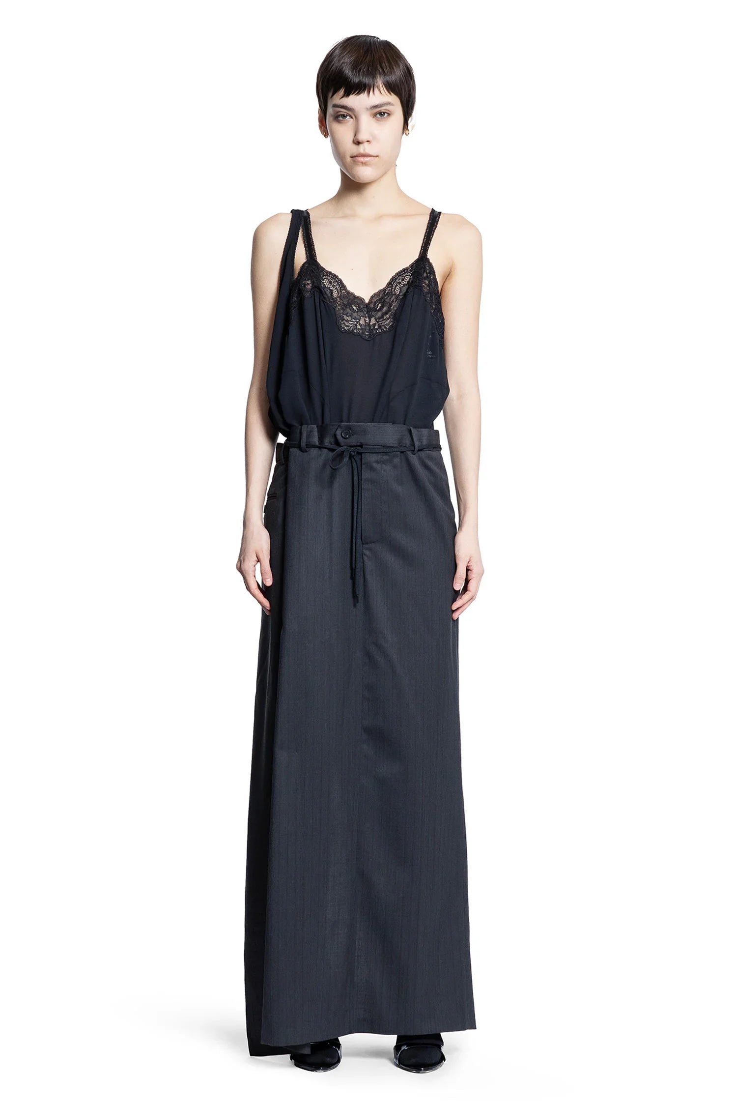 BALENCIAGA WOMAN BLACK DRESSES - Antonioli.eu