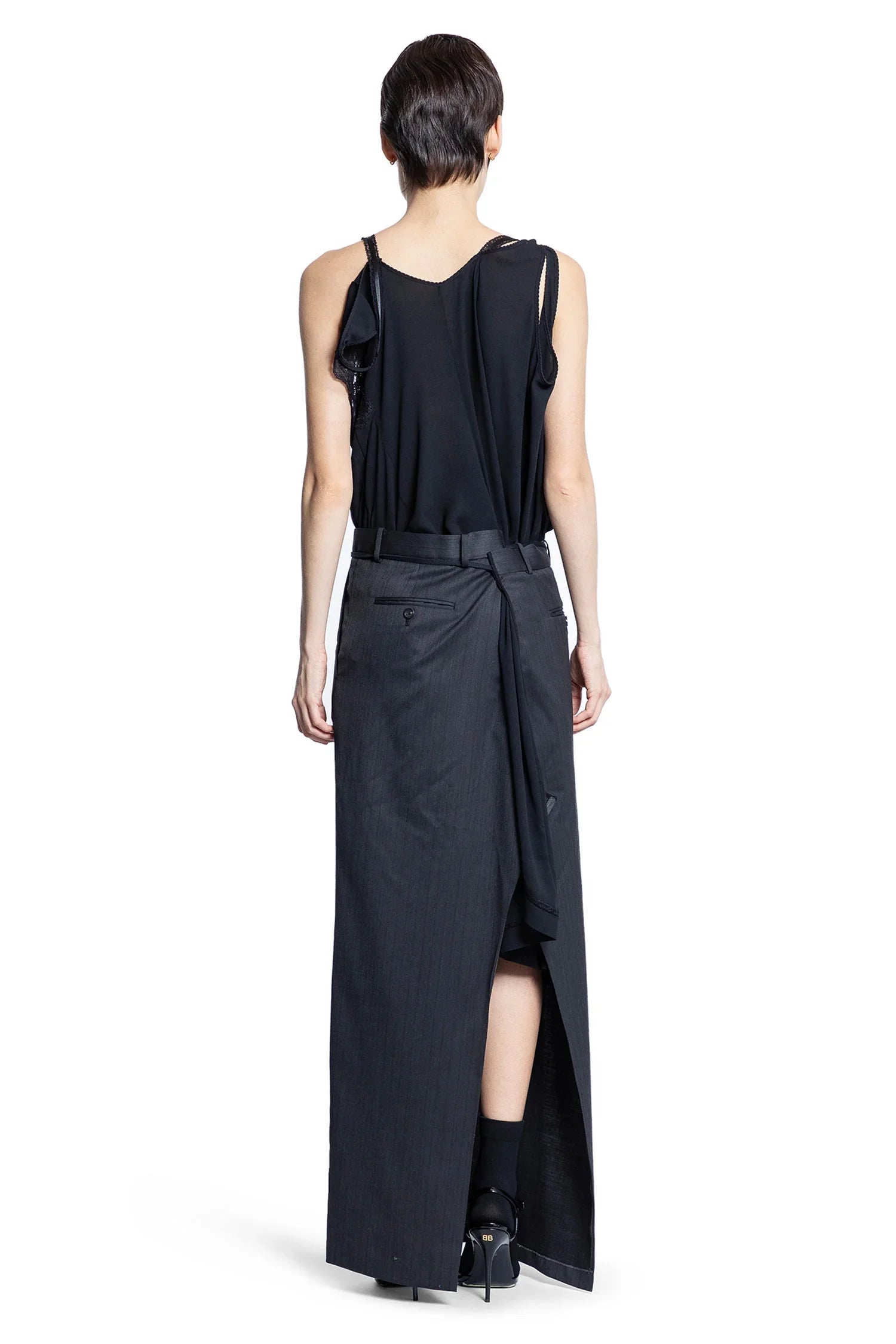 BALENCIAGA WOMAN BLACK DRESSES - Antonioli.eu