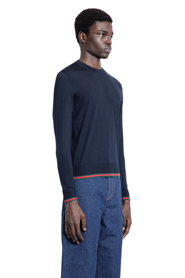 Web Fine Wool Sweater - Antonioli.eu