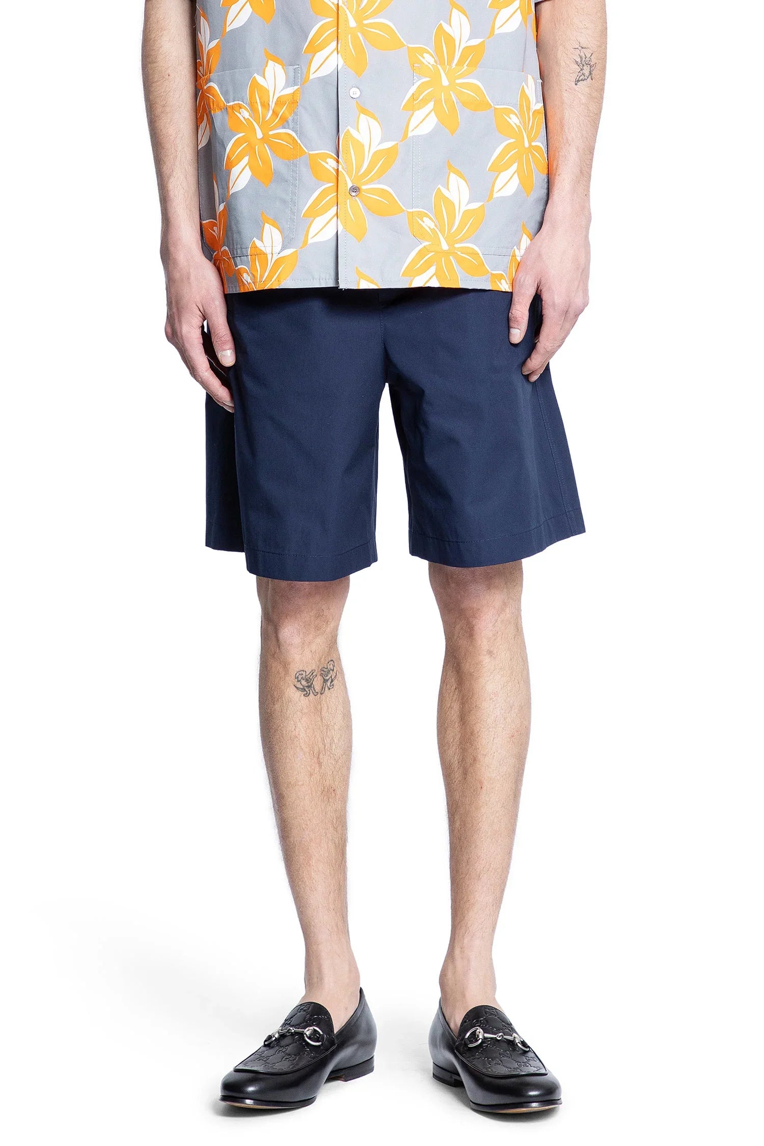 Cotton Poplin Shorts - Antonioli.eu