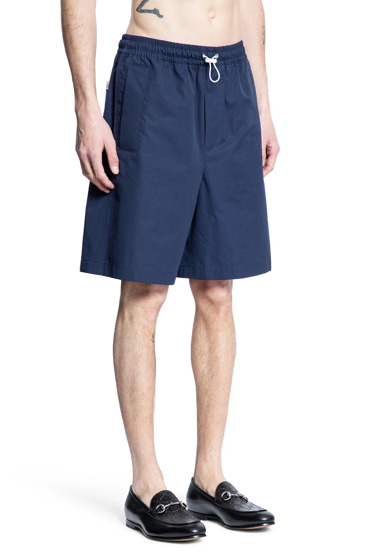 Cotton Poplin Shorts - Antonioli.eu