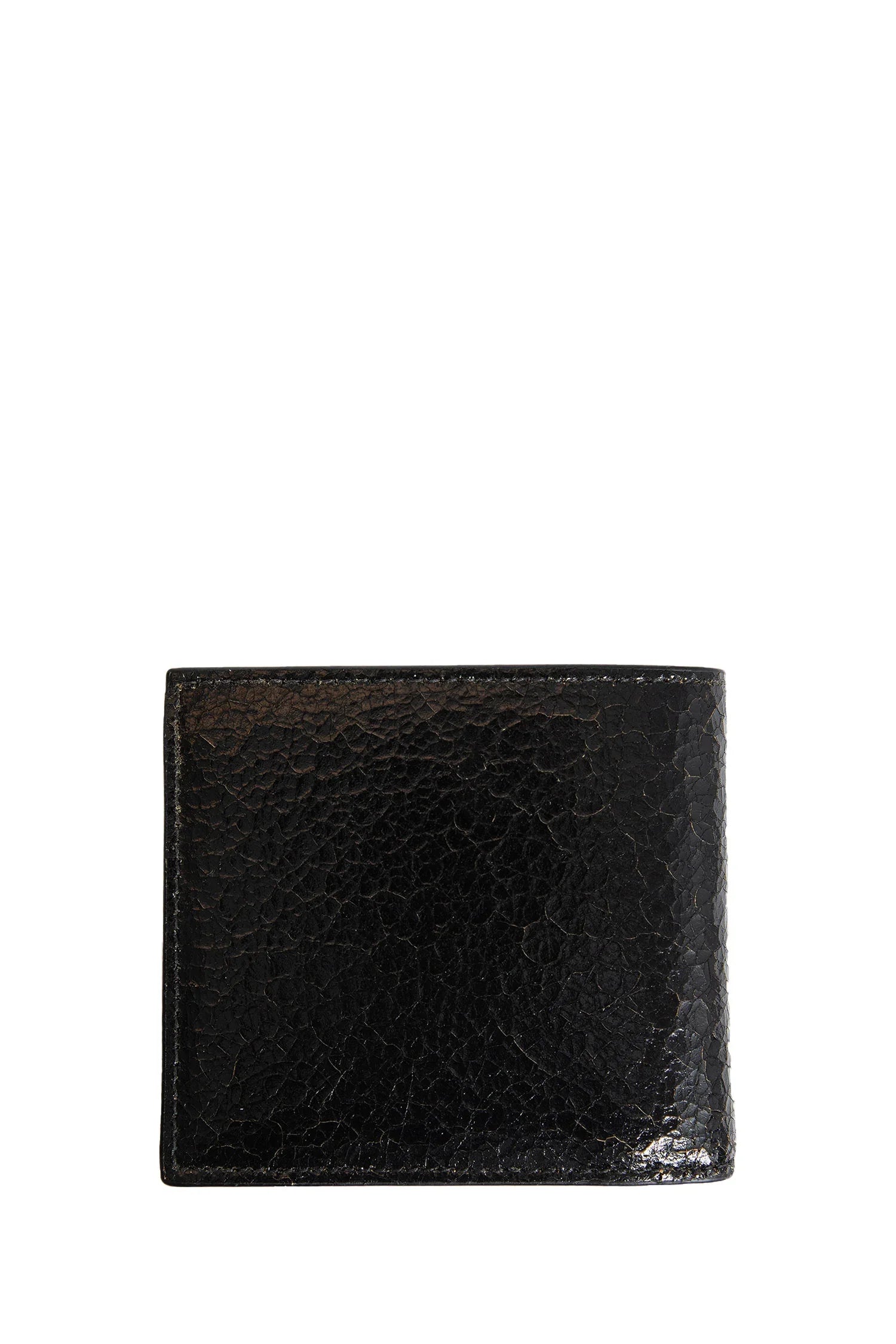 Crackled Leather Mcqueen Wallet - Antonioli.eu
