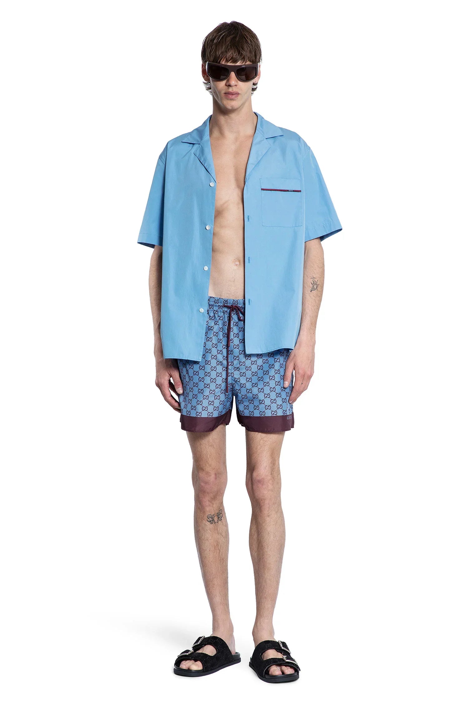 GUCCI MAN BLUE SWIMWEAR - Antonioli.eu