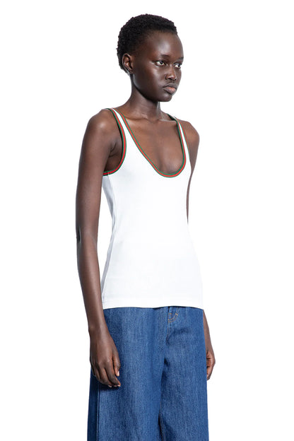 Cotton Rib Web Tank Top - Antonioli.eu