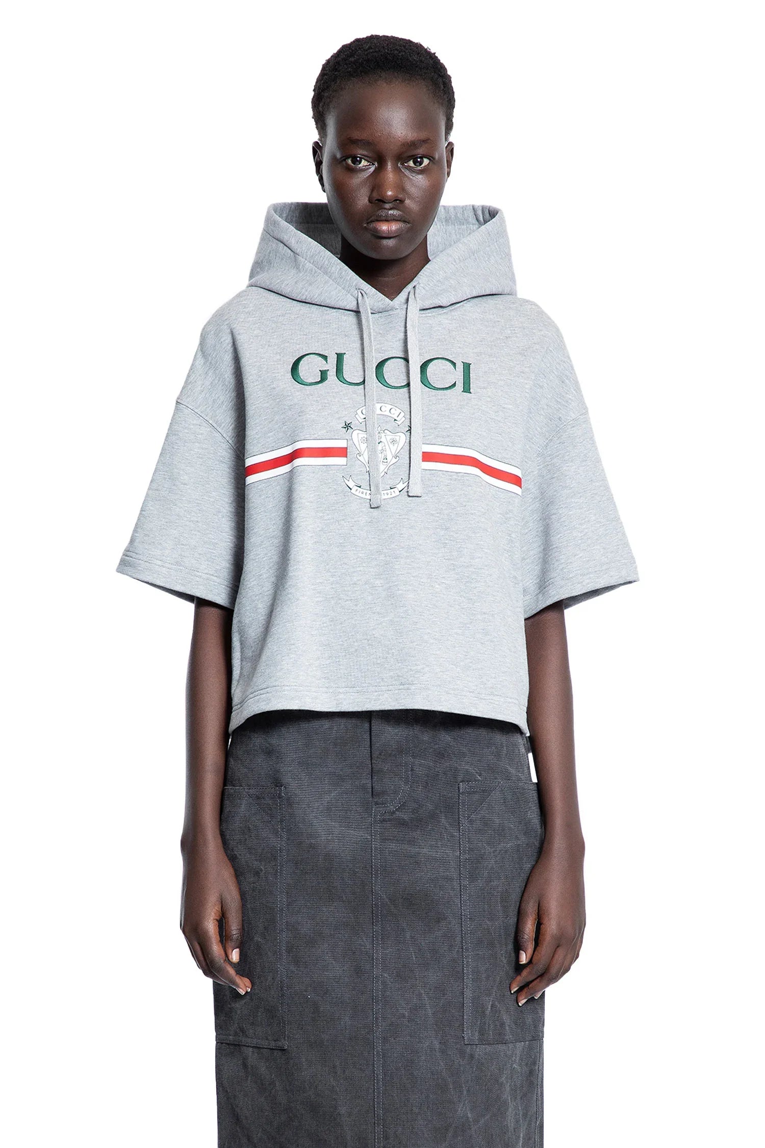 GUCCI WOMAN GREY SWEATSHIRTS - Antonioli.eu