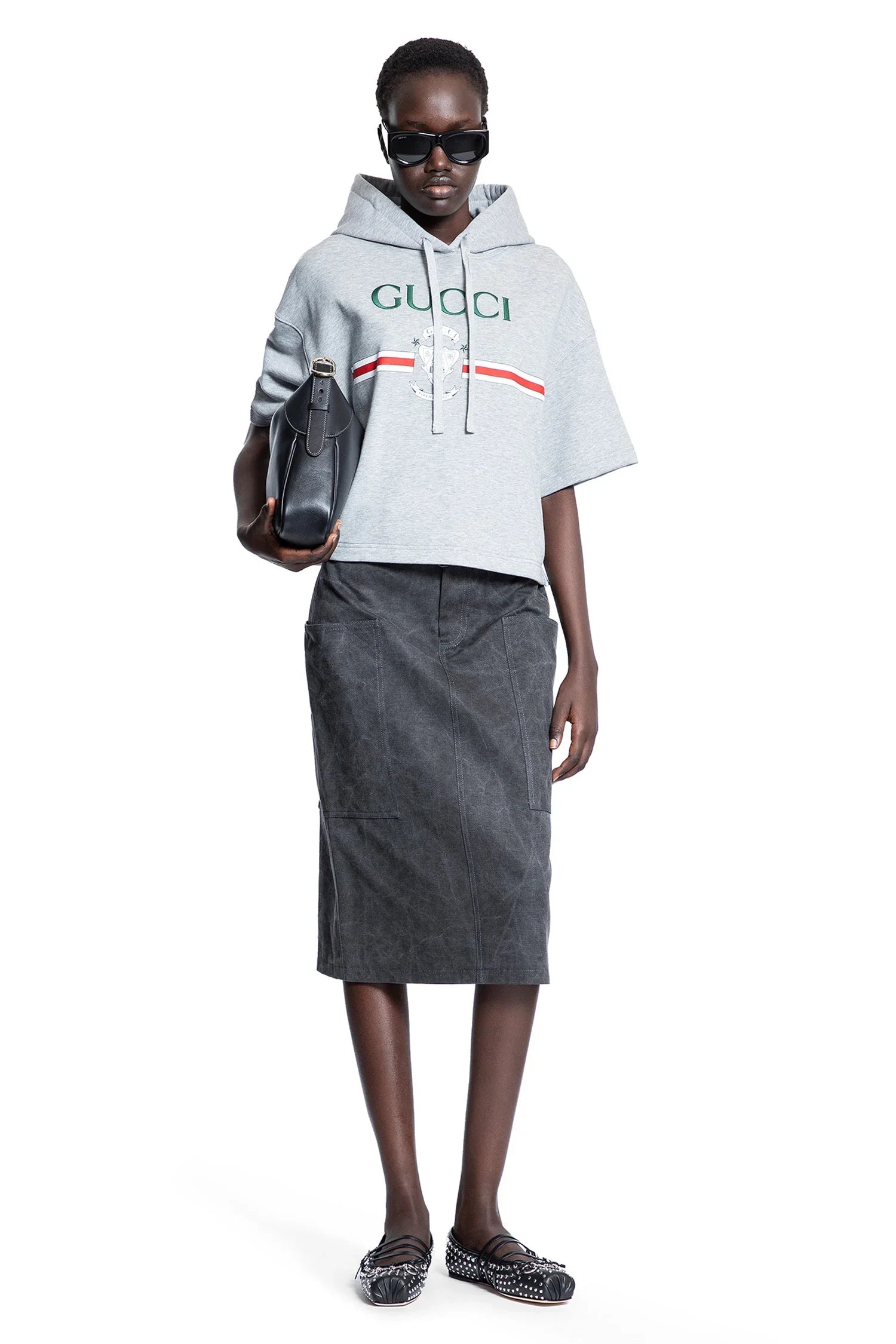 GUCCI WOMAN GREY SWEATSHIRTS - Antonioli.eu