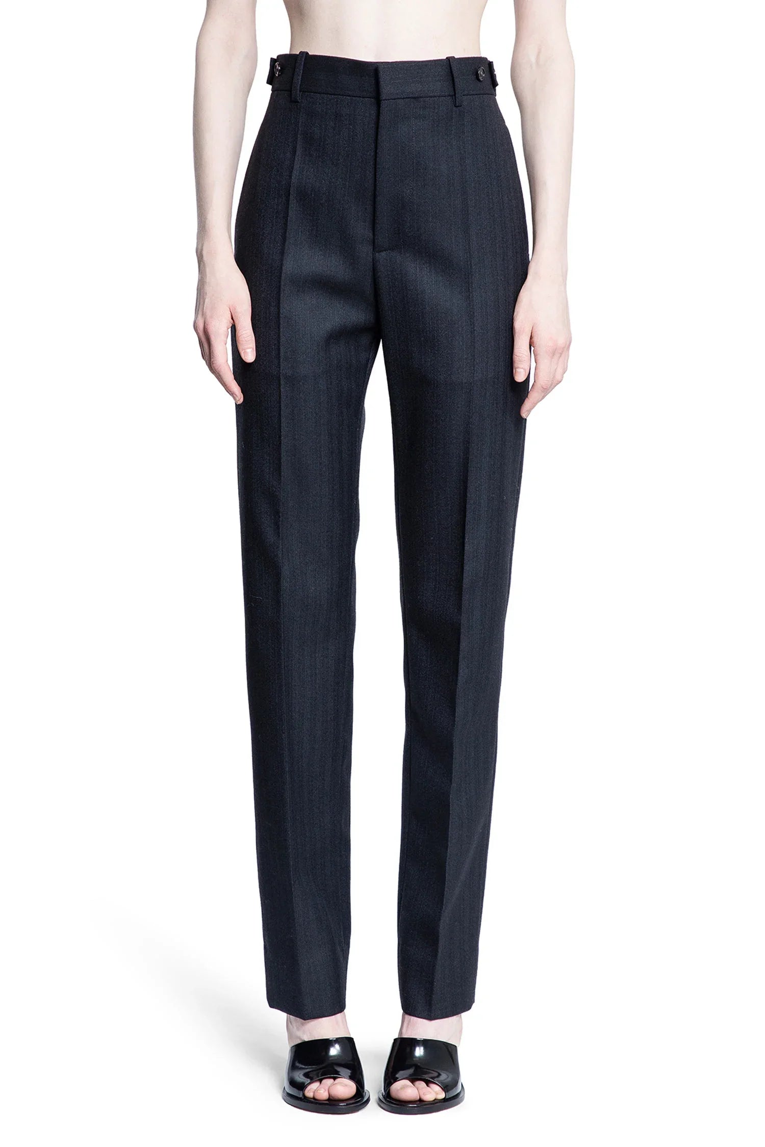 Subtle striped wool pants - Antonioli.eu
