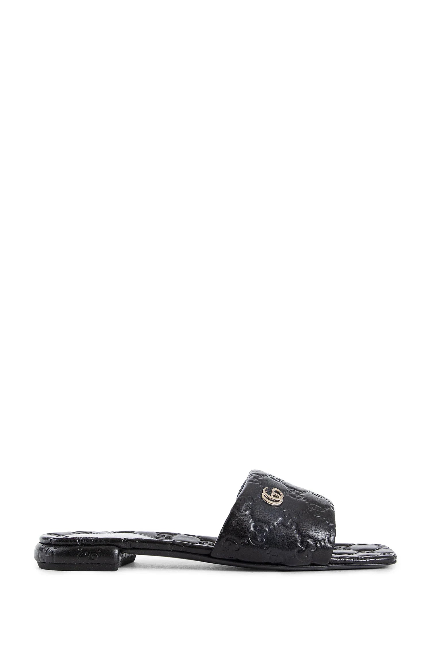 GUCCI WOMAN BLACK SANDALS & SLIDES - Antonioli.eu