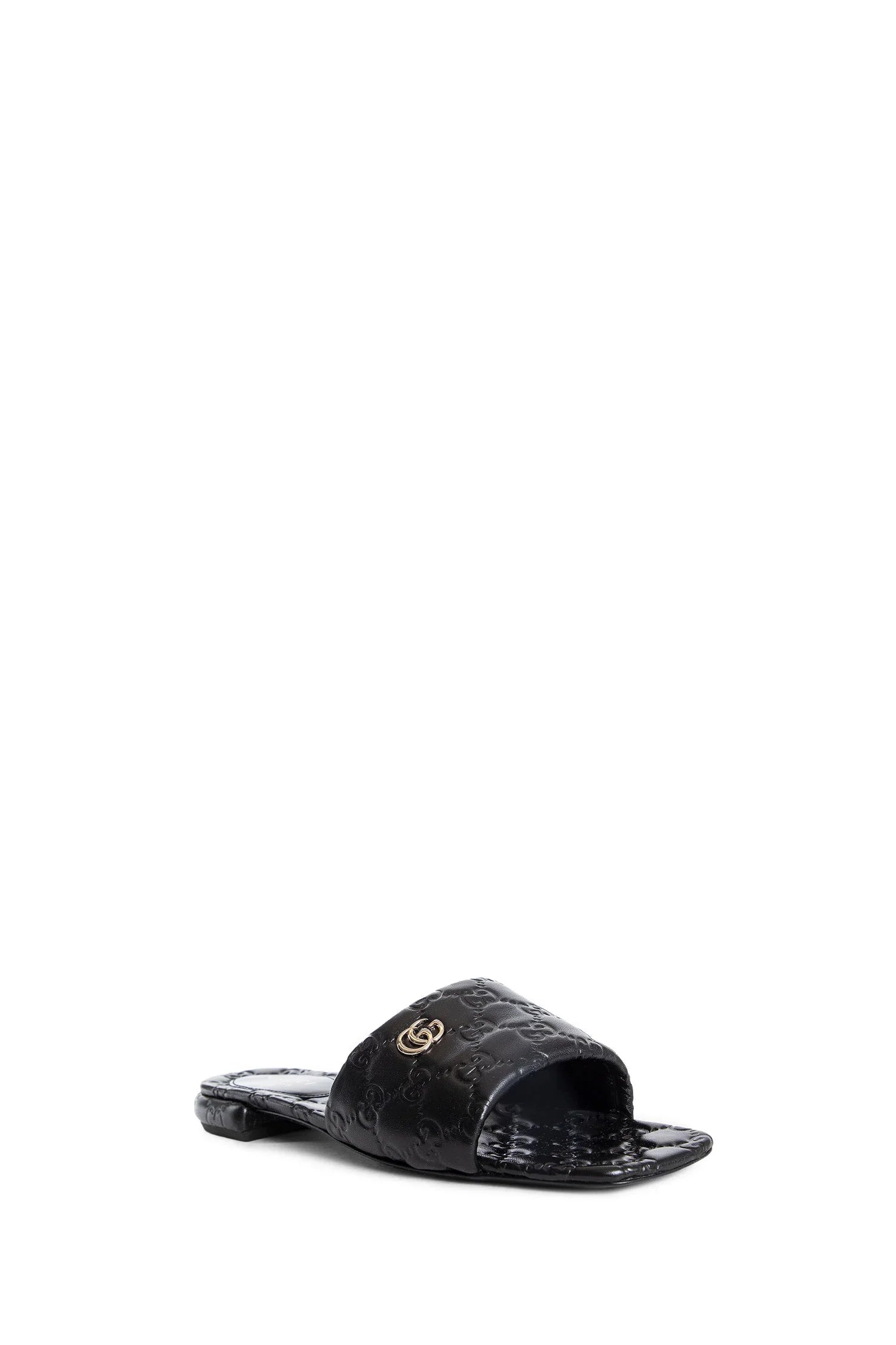 GUCCI WOMAN BLACK SANDALS & SLIDES - Antonioli.eu