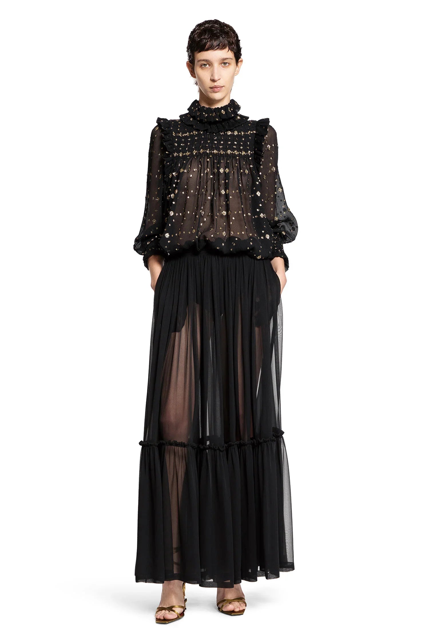 Losange Fil Coupé Blouse - Antonioli.eu