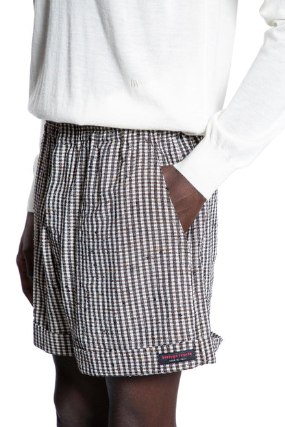 BOTTEGA VENETA MAN BLACK&WHITE SHORTS - Antonioli.eu