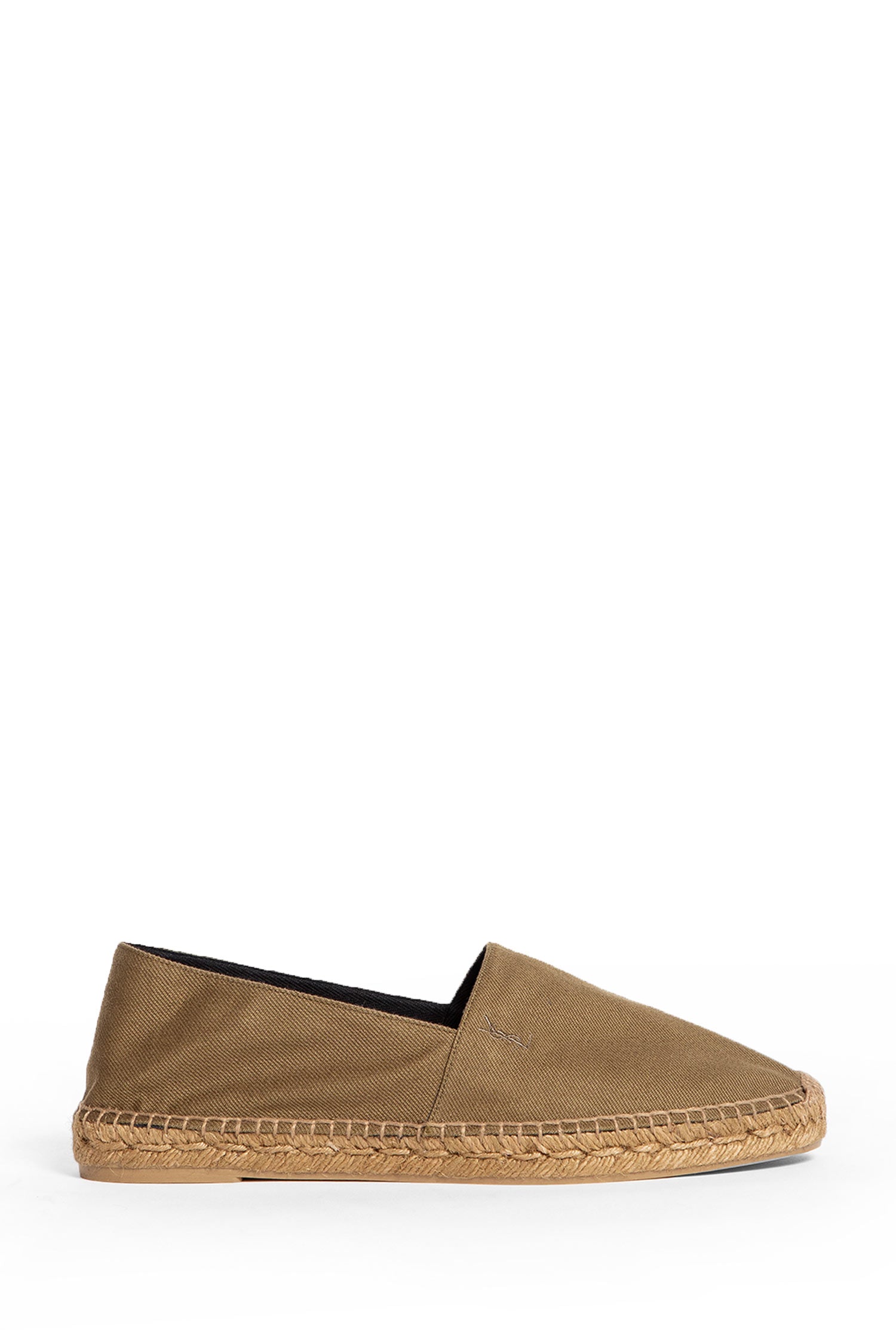 canvas embroidered logo espadilles - Antonioli.eu