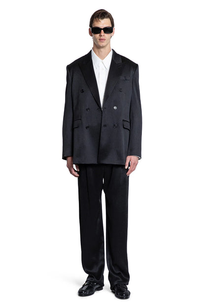 Baggy Pants in Silk Satin Crepon - Antonioli.eu