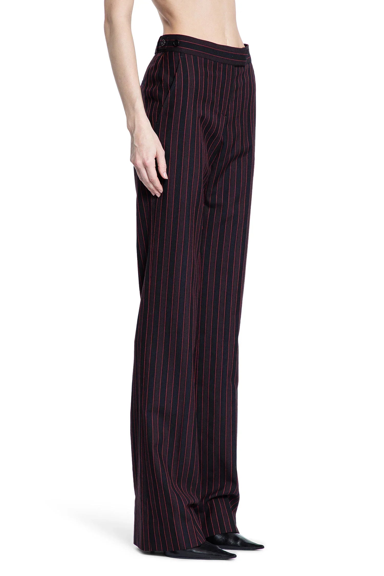 Tailored Straight Leg Trousers - Antonioli.eu