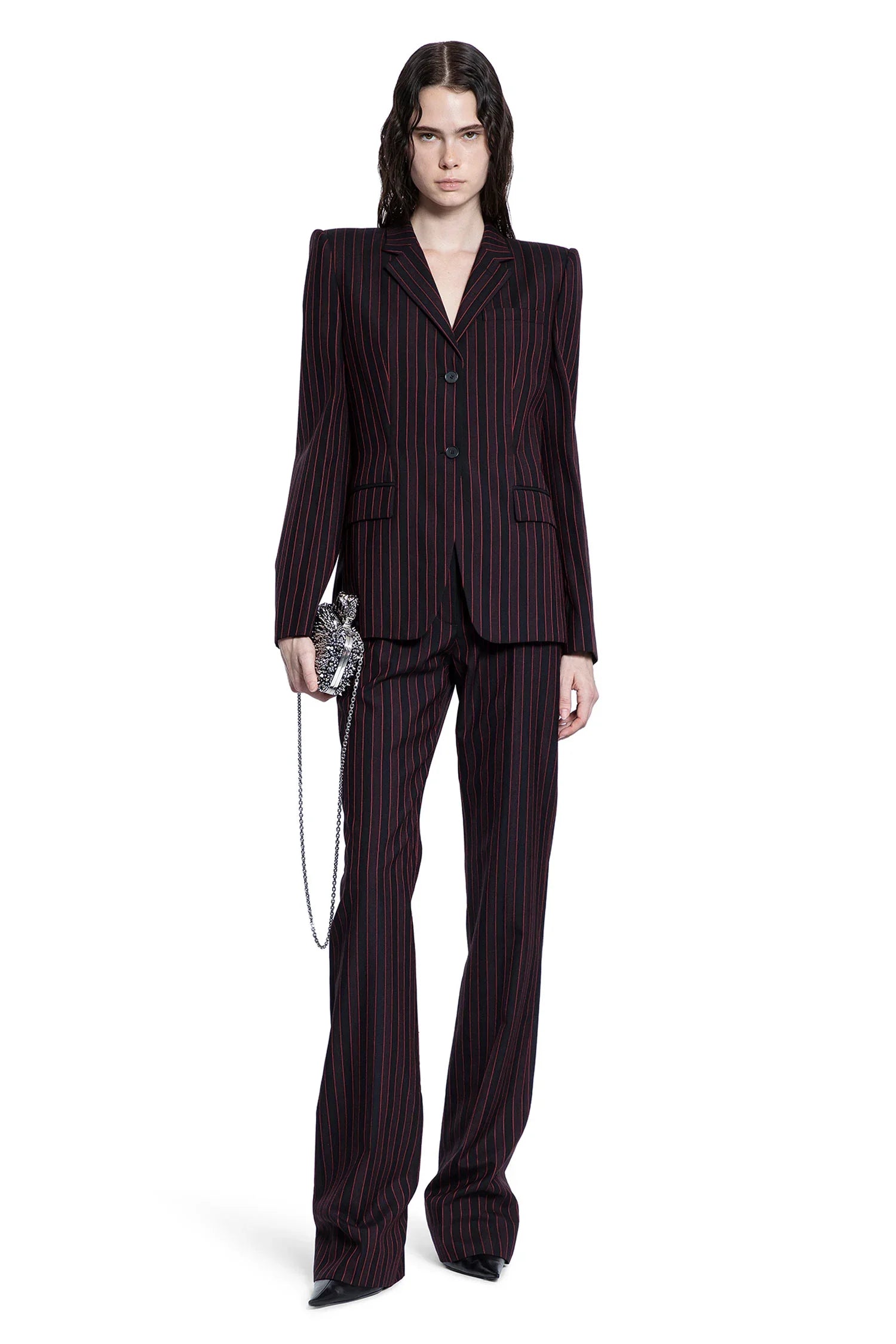 Tailored Straight Leg Trousers - Antonioli.eu