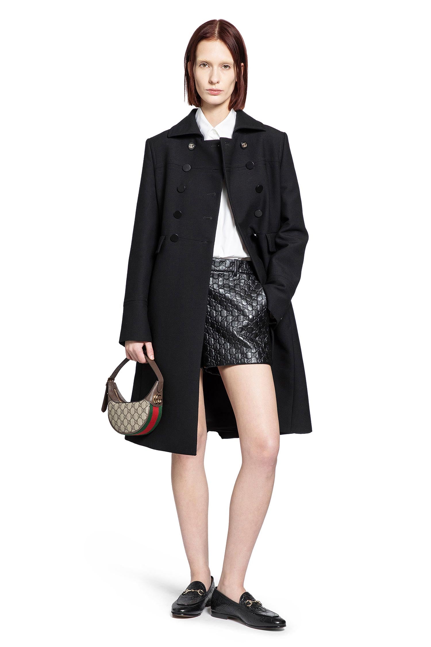 Embossed GG Mini Shorts - Antonioli.eu