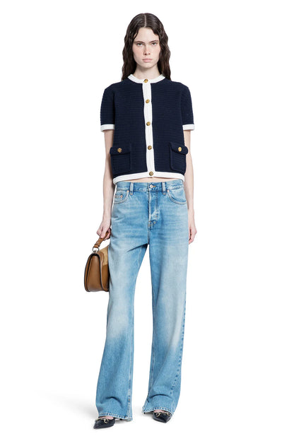 Crochet Knit Cropped Cardigan - Antonioli.eu