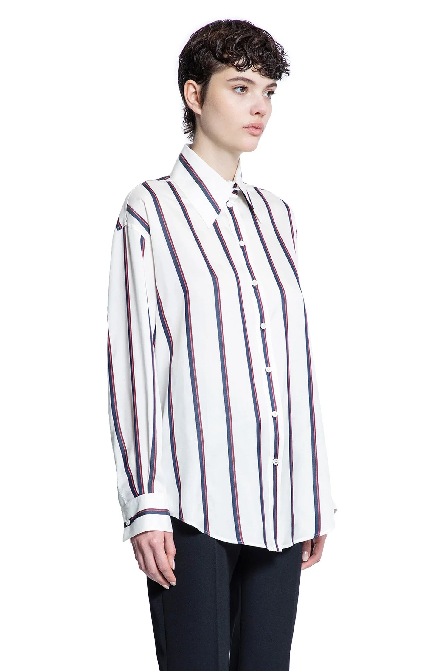 College Stripe Shirt - Antonioli.eu