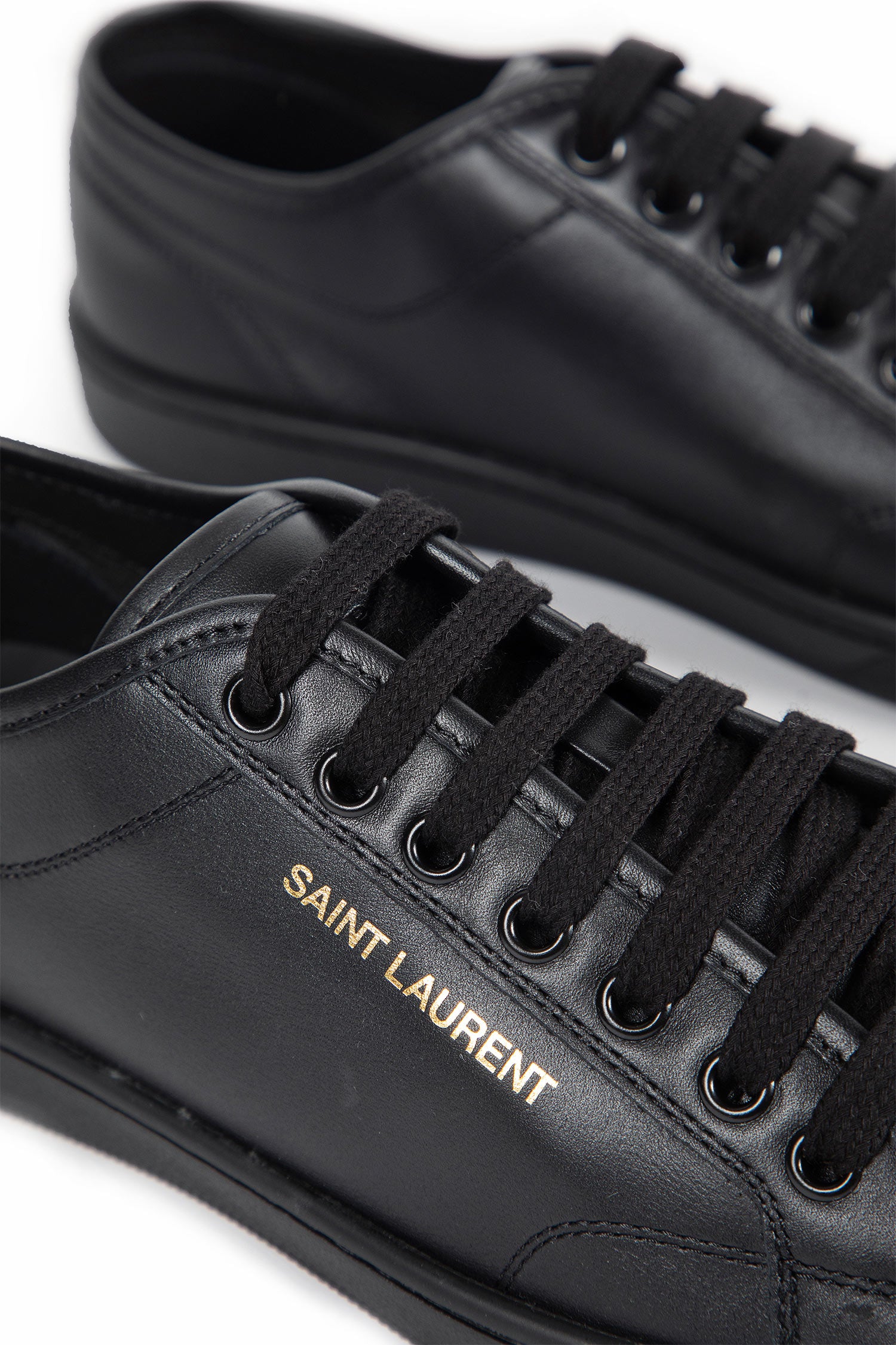 Gym Sneakers in Smooth Leather