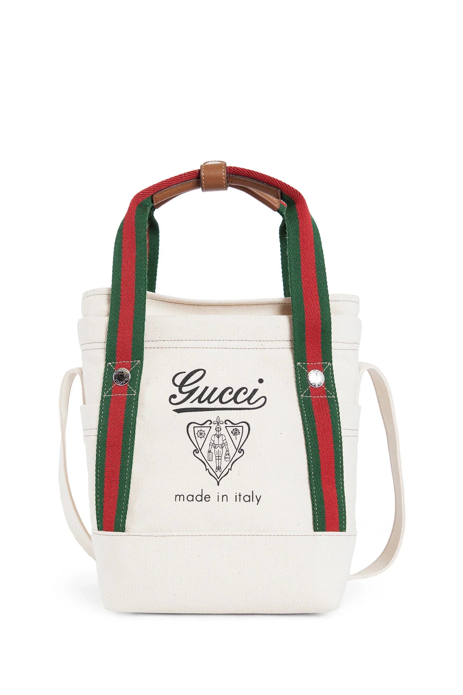 Medium printed canvas bag with web - Antonioli.eu