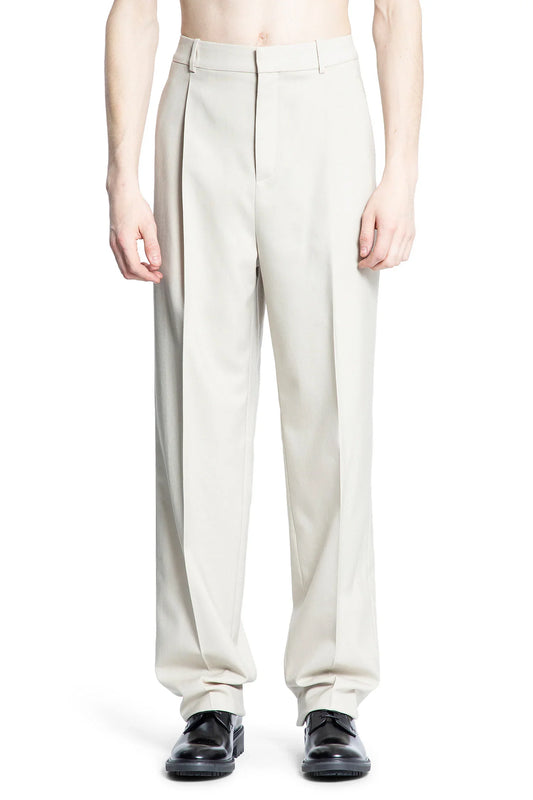 Pleated Wool Carrot Pants - Antonioli.eu