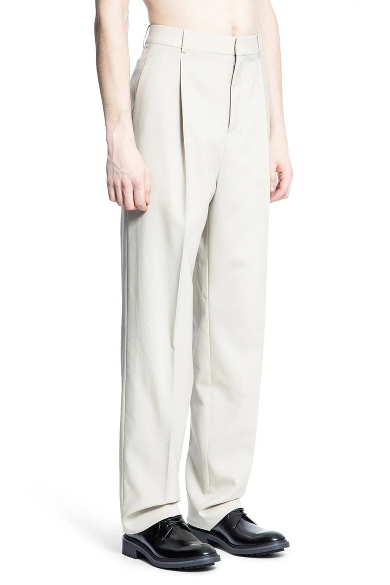 Pleated Wool Carrot Pants - Antonioli.eu