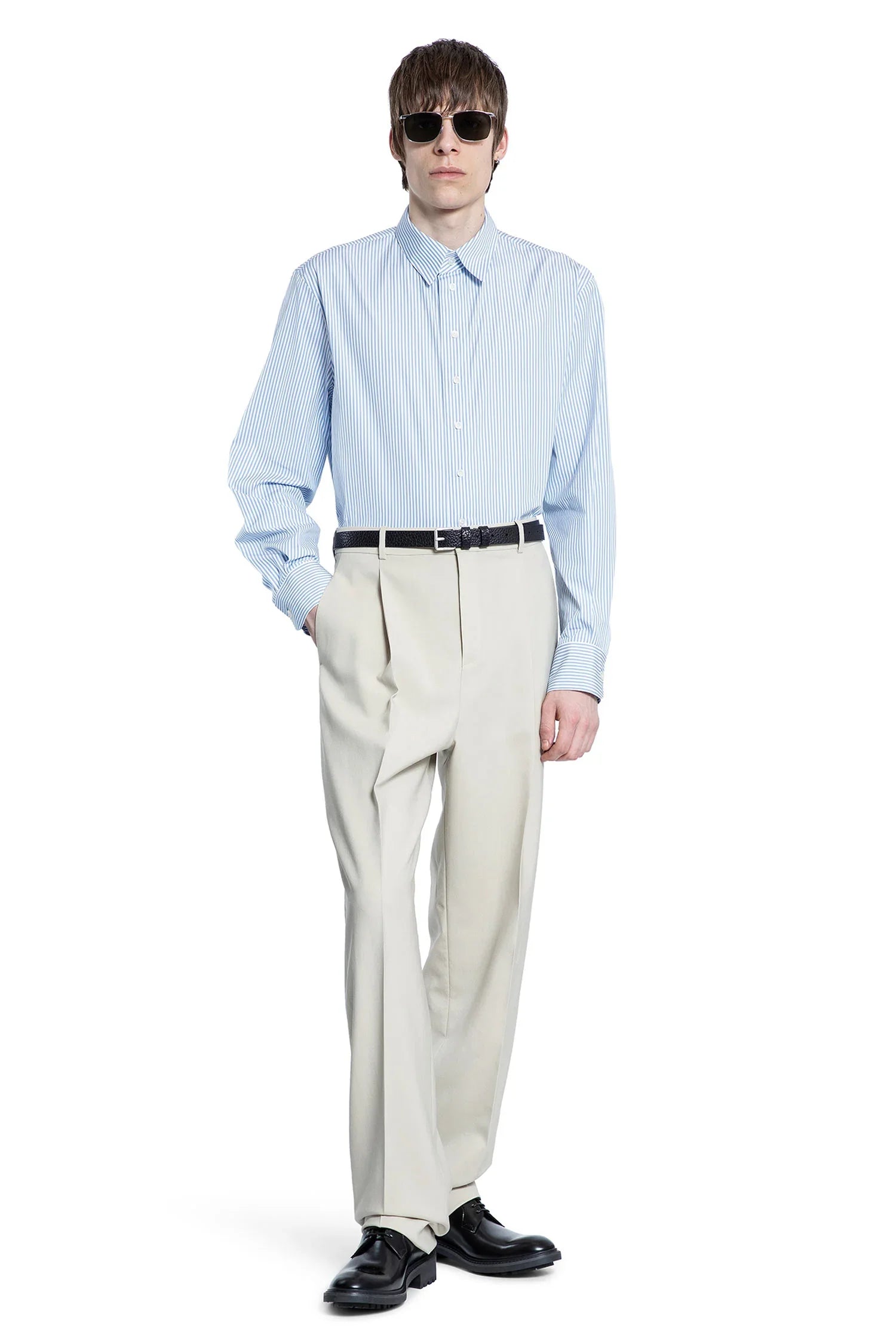 Pleated Wool Carrot Pants - Antonioli.eu
