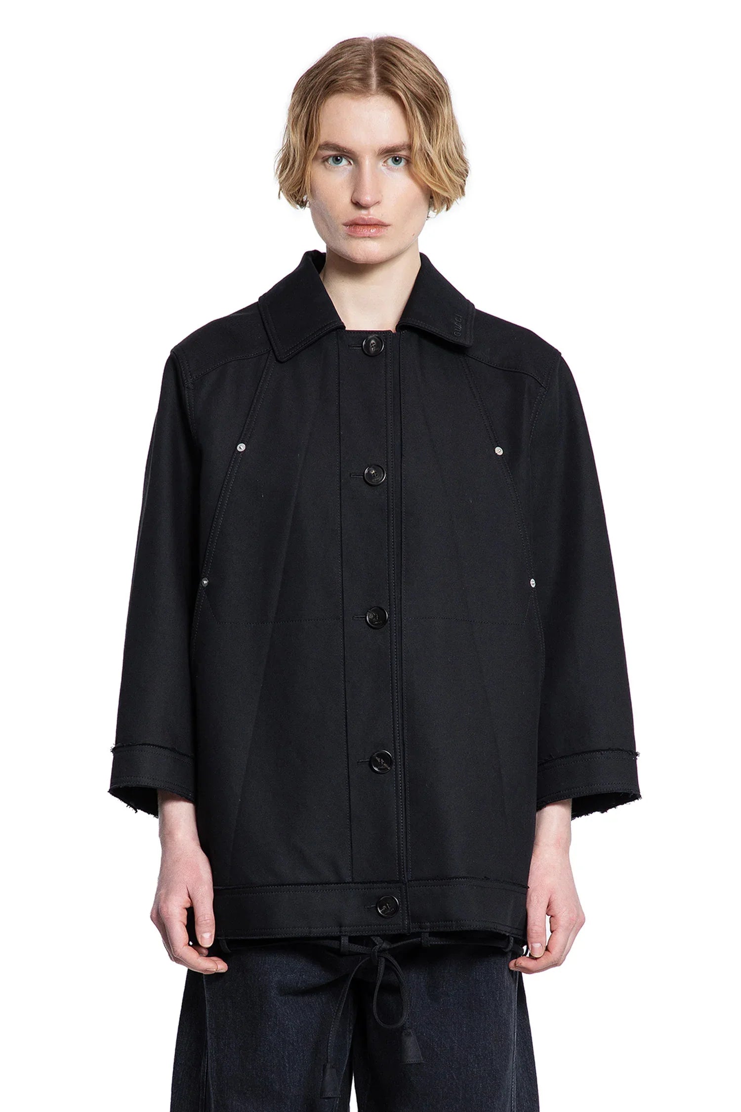 Short Cotton Car Coat - Antonioli.eu