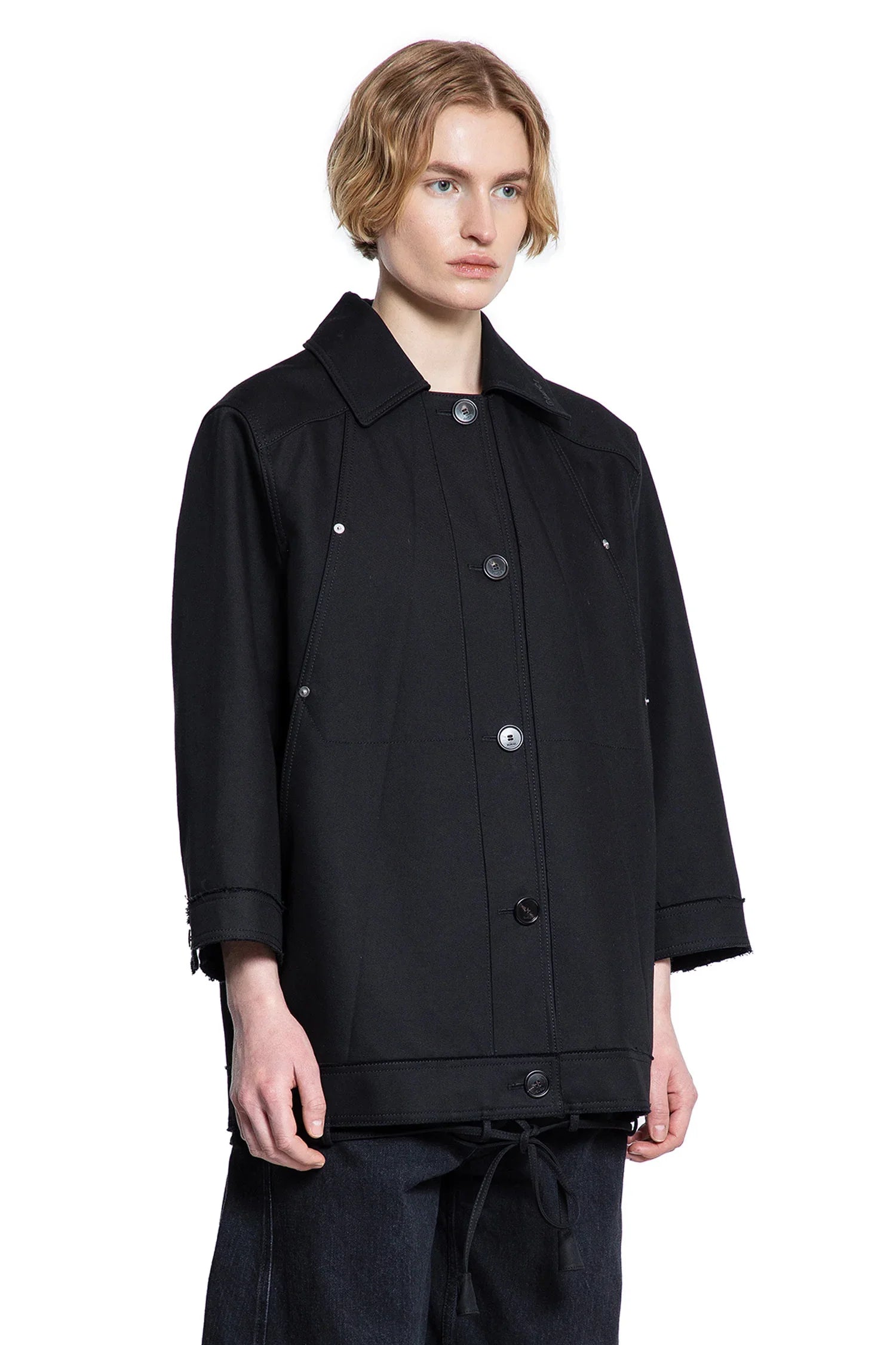Short Cotton Car Coat - Antonioli.eu