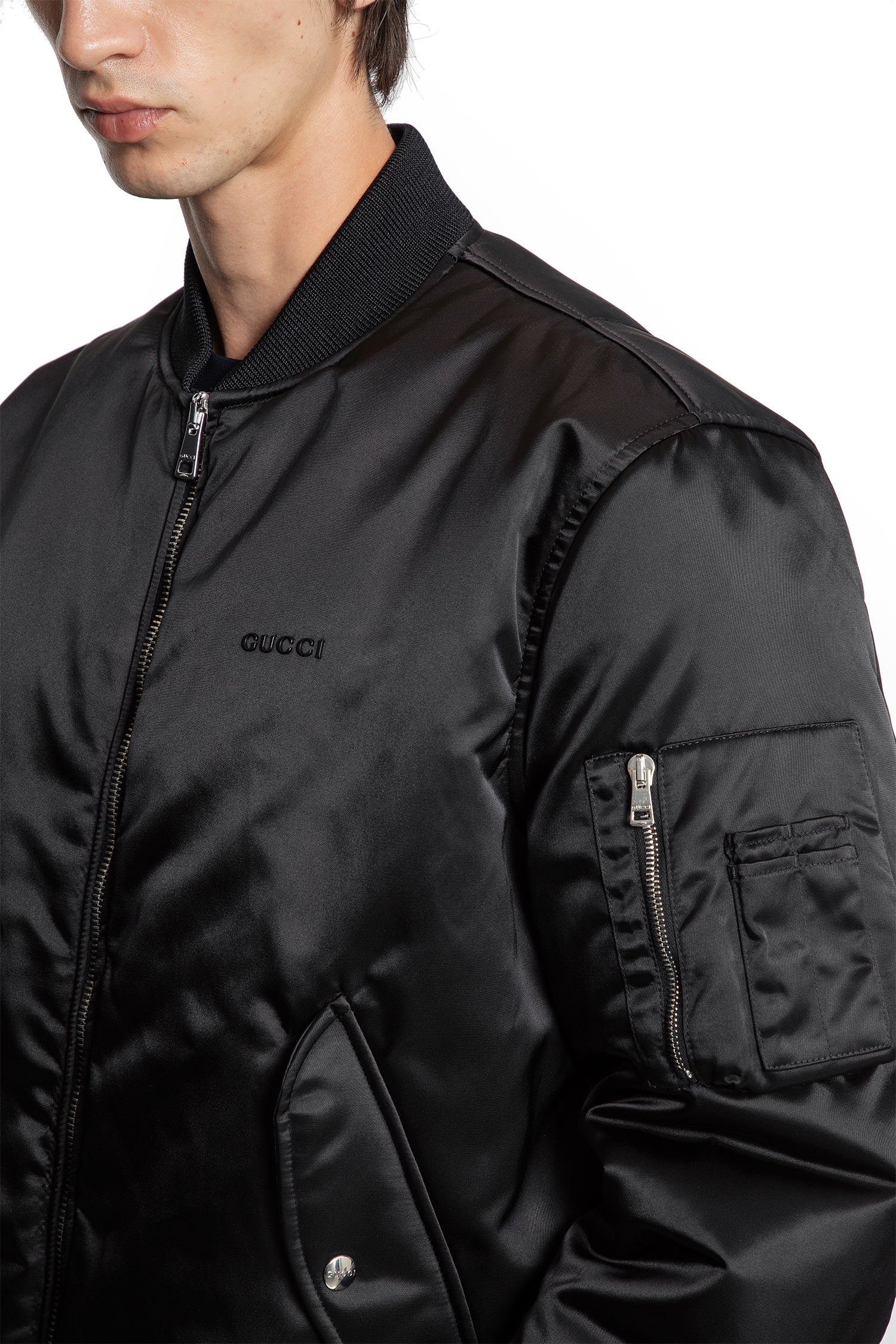 Heavy Nylon Canvas Bomber - Antonioli.eu