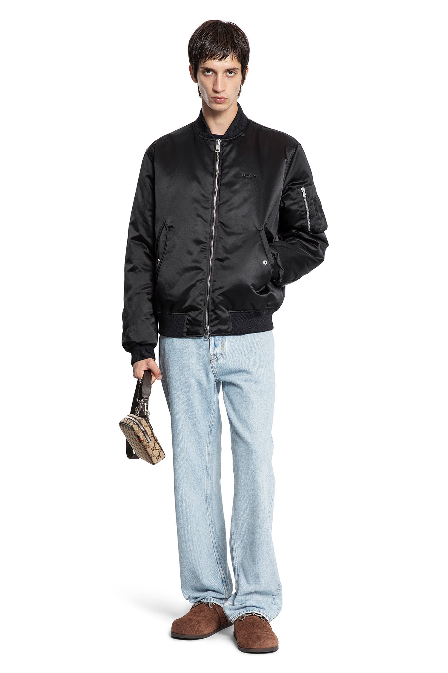 Heavy Nylon Canvas Bomber - Antonioli.eu