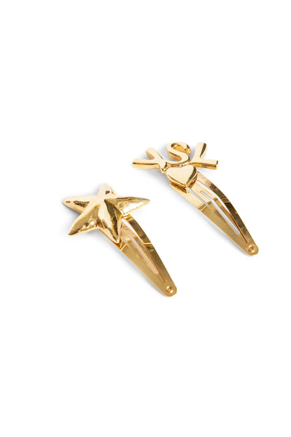 SAINT LAURENT WOMAN GOLD HAIR ACCESSORIES - Antonioli.eu