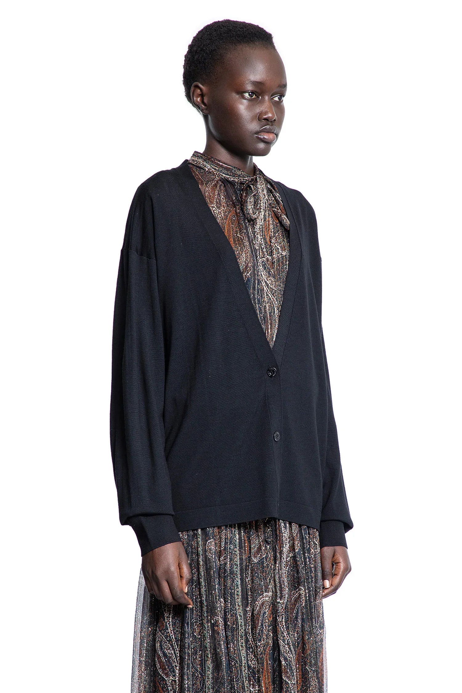 Oversized Cardigan in Wool - Antonioli.eu