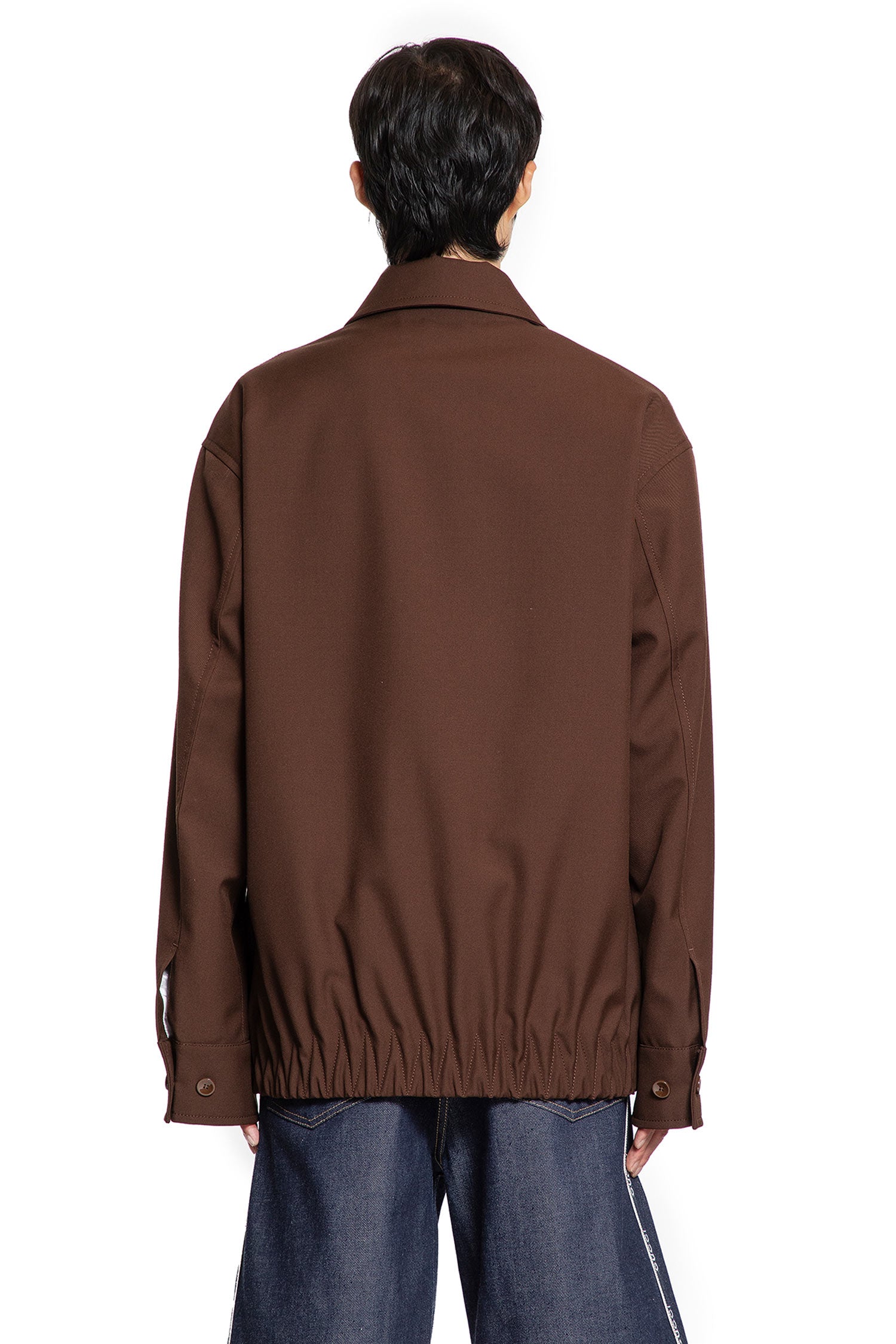 Logo Wool Twill Jacket