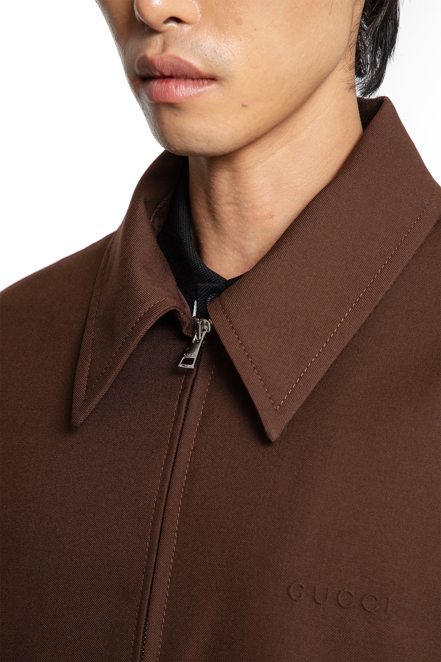 Logo Wool Twill Jacket
