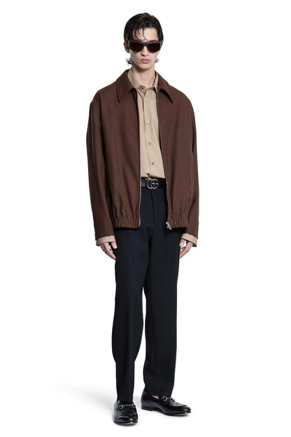 Embossed Logo Cotton Poplin Shirt - Antonioli.eu