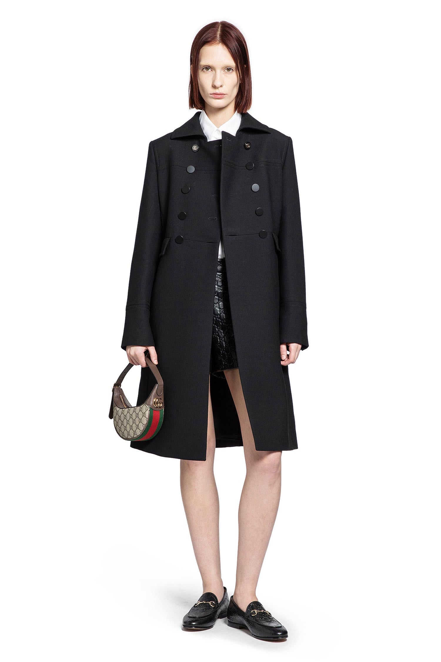 Double-Breasted Wool Coat